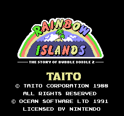 Rainbow Islands screenshot 3 for NES